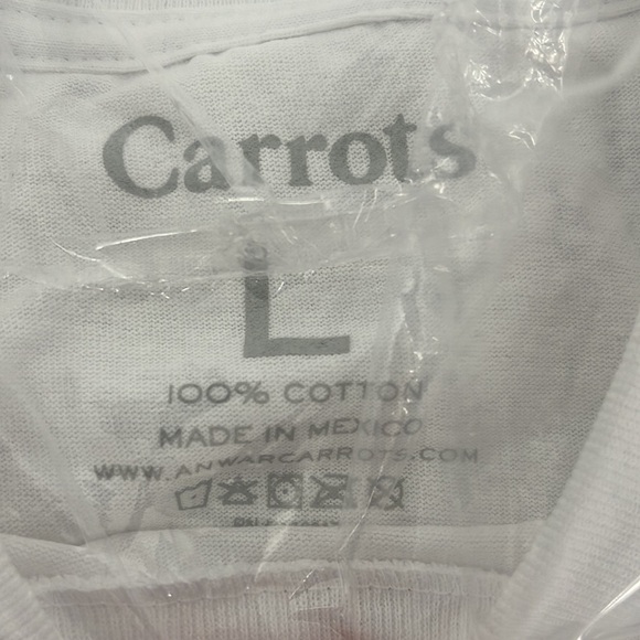 VeeFriends x Carrots Tee Large Gary Vee T-Shirt Anwar Collab White Sz Large NEW! - Picture 5 of 5